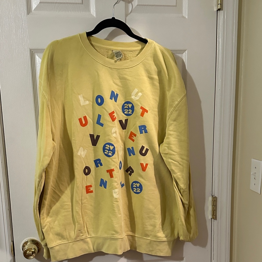 Yellow Graphic Sweatshirt